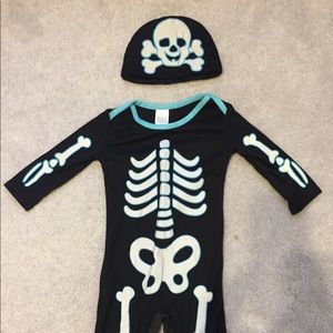 Infant boys Skeleton bodysuit